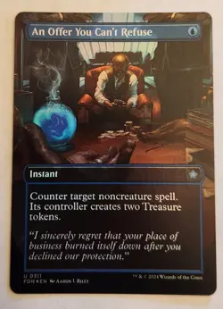 An Offer You Can't Refuse (Borderless) Foundations Foil NM+ - Image 1
