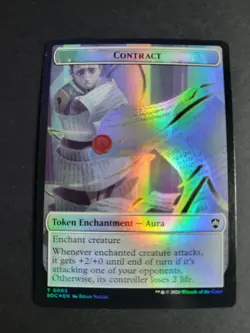 Contract / Pegasus (Foil) Token MTG Secrets of Strixhaven - Image 1