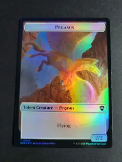 Contract / Pegasus (Foil) Token MTG Secrets of Strixhaven - Image 2
