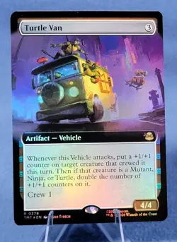 Turtle Van (Extended Art) FOIL #0278 Mtg TMNT NM - Image 1
