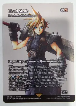 Cloud Strife Najeela, the Blade-Blossom 0042 Showcase Regular MTG Final Fantasy - Image 1