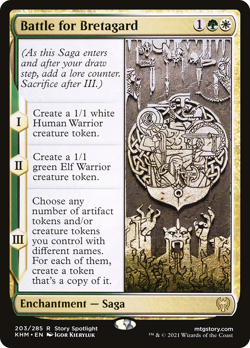 BATTLE FOR BRETAGARD x4 mtg NM-M Kaldheim 4 Rare - Image 1