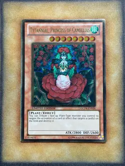 Yugioh Tytannial, Princess of Camellias GLD4-EN026 Gold Rare Limited Edition NM - Image 1