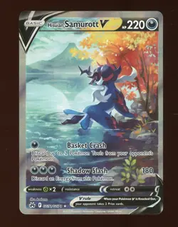 2023 Pokemon SWSH Crown Zenith Galarian Gallery #GG51 Hisuian Samurott V - Image 1