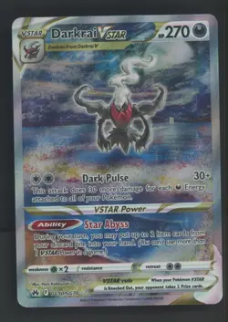 2023 Pokemon SWSH Crown Zenith Galarian Gallery #GG50 Darkrai VSTAR - Image 1