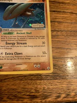 Pokemon - Kabutops 7/92 - Holo - LEGEND MAKER STAMP - *NM* - Image 5