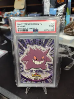 2000 Topps Pokemon TV Gengar Animation Series 2 #94 PSA 9 MINT - Image 1