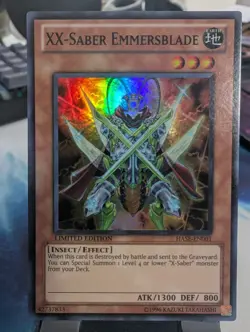 YuGiOh! XX-Saber Emmersblade HASE-EN001 Super Rare - Image 1