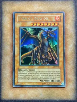 Yugioh Tyrant Dragon LOD-034 Ultra Rare LP - Image 1