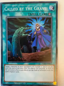 Yugioh Called By The Grave EXFO-ENSE2 Super Rare NM - Image 1
