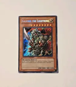 Yugioh Gilford The Lightning CT2-EN001 Limited Edition Secret Rare LP - Image 1