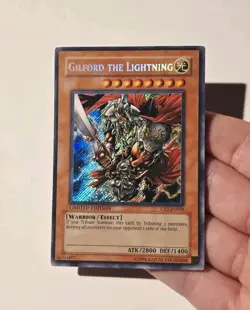 Yugioh Gilford The Lightning CT2-EN001 Limited Edition Secret Rare LP - Image 3