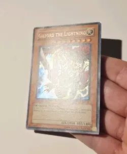 Yugioh Gilford The Lightning CT2-EN001 Limited Edition Secret Rare LP - Image 4