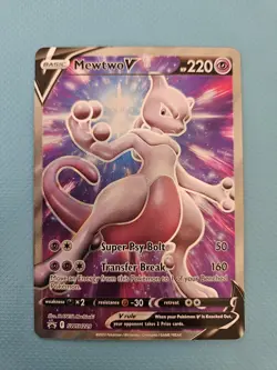 Mewtwo V Swsh229 Swsh: Sword & Shield Promo Cards Holo NM - Image 3