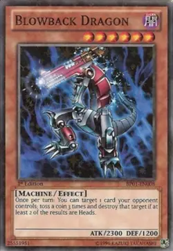 Yugioh! LP Blowback Dragon - BP01-EN008 - Starfoil Rare - 1st Edition Lightly Pl - Image 1