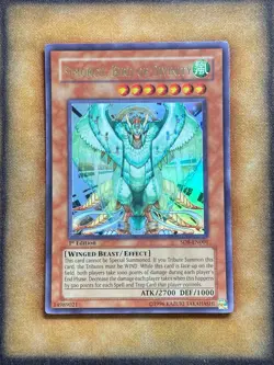 Yugioh Simorgh, Bird of Divinity SD8-EN001 Ultra Rare 1st Ed NM - Image 1