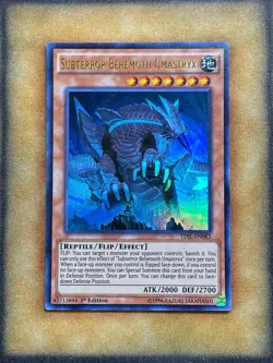 Yugioh Subterror Behemoth Umastryx TDIL-EN083 Ultra Rare 1st Ed NM - Image 1