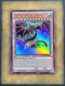 Yugioh Slifer the Sky Dragon MVP1-EN057 Ultra Rare 1st Ed NM - Image 1