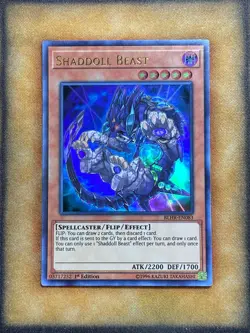 Yugioh Shaddoll Beast BLHR-EN083 Ultra Rare 1st Ed LP - Image 1