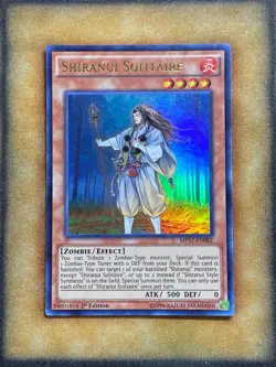 Yugioh Shiranui Solitaire MP17-EN082 Ultra Rare 1st Ed NM - Image 1