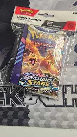 Re-sealed Pokemon Mini Binder!, Code Card & Rare Cards! - Image 3