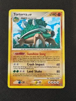 Torterra 11/100 Holo Rare Stormfront Pokemon TCG Card 2008 - Image 1