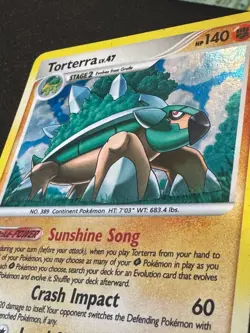 Torterra 11/100 Holo Rare Stormfront Pokemon TCG Card 2008 - Image 3