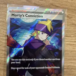 Pokemon Card Morty's Conviction 201/162 Ultra Rare Holo Temporal Forces MINT - Image 5