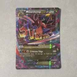 Pokemon M Garchomp EX XY168 Holo Promo Mega Dragon HP210 Pokemon TCG - Image 1