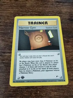 Pokemon Gym Heroes 1st Edition Narrow Gym 124/132 - Image 1