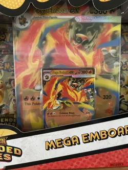Pokemon TCG Ascended Heroes Mega Emboar EX Box - Sealed - Image 2