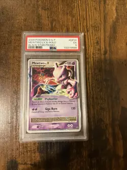 Pokemon TCG Mewtwo LV.X Black Star Promo DP28 - Image 1