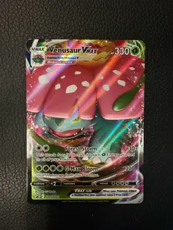 Pokemon TCG Venusaur VMAX SWSH102 Full Art Holo Black Star Promo - NM 💎 - Image 1