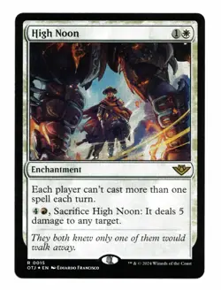 Magic the Gathering MTG Card: High Noon FOIL #0015 OTJ Rare! NM - Image 1