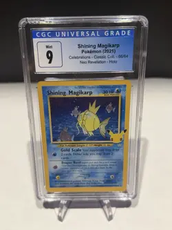 Shining Magikarp CGC 9 Classic Collection Holo Celebrations 66/64 Pokemon TCG - Image 1