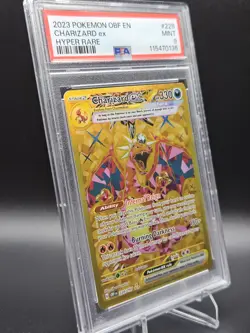 2023 POKEMON EN-OBSIDIAN FLAMES #228/197 CHARIZARD EX HYPER RARE PSA 9 - Image 3