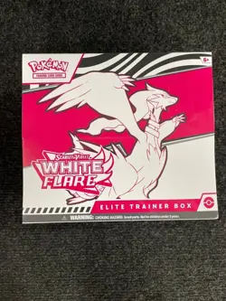 Pokemon TCG Scarlet & Violet White Flare Elite Trainer Box, Sealed Box is Worn - Image 1