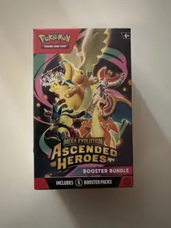 Pokemon Mega Evolution—Ascended Heroes booster bundle 6 packs - Image 1