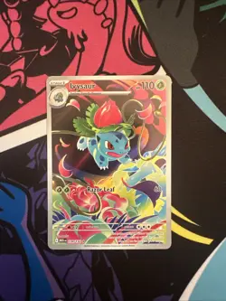 Pokemon TCG Mega Evolution Ivysaur #134/132 Illustration Rare NM - Image 1