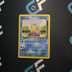 Squirtle 063/102 Base Set Regular Pokemon TCG - LP - Image 1