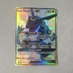 Rayquaza GX 177A/168 Alternate Art Holo Promo Basic Dragon HP180 Pokemon TCG - Image 1