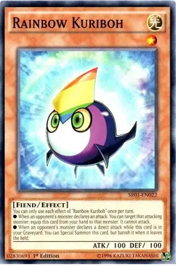 Rainbow Kuriboh - SR01-EN022 - Common - 1st Edition YuGiOh! LP - Image 1