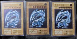 3 2018 Yu-Gi-Oh Japanese 20th Anniversary Blue-Eyes White Dragon Stainless Steel - Image 1