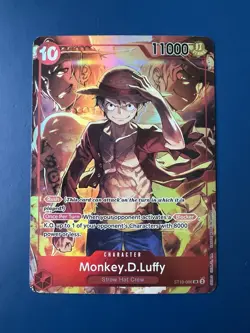 One Piece TCG Monkey D Luffy ST10-006 SR Treasure Booster Set Promo - Image 1