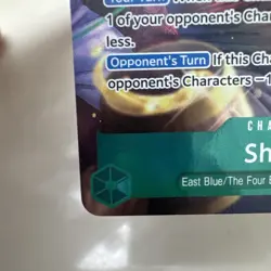 Shanks (Alternate Art) OP14-027 The Azure Sea's Seven Foil MINT One Piece TCG - Image 3