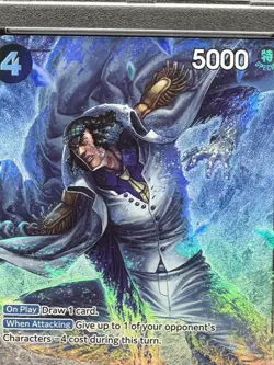 One Piece Paramount War OP02-096 Kuzan SR Alternate Art ENG PSA 10 - Image 2