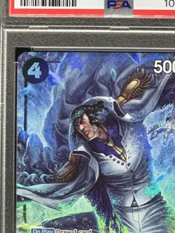 One Piece Paramount War OP02-096 Kuzan SR Alternate Art ENG PSA 10 - Image 3