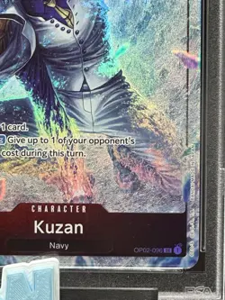 One Piece Paramount War OP02-096 Kuzan SR Alternate Art ENG PSA 10 - Image 5