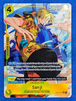 Sanji ST29-004 SR [FULL ART] | NM | Starter Deck 29: Egghead | One Piece TCG - Image 1
