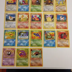 50 Vintage Pokemon Card Lot Light Play Condition Common & Uncommon Free Shipping - Image 3